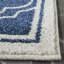 Tapis bleu marine / ivoire Ammundsen-1729431474
