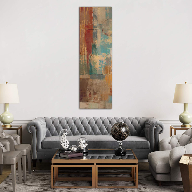 Oriental Trip Panel I by Silvia Vassileva - Wrapped Canvas Panoramic Painting, 182.88 cm H x 60.96 cm W