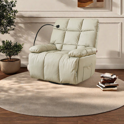 Sleek Recliner with Adjustable Angle Storage