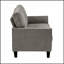 Causeuse moderne rembourrée avec assise moelleuse et structure en bois massif durable-1768315385