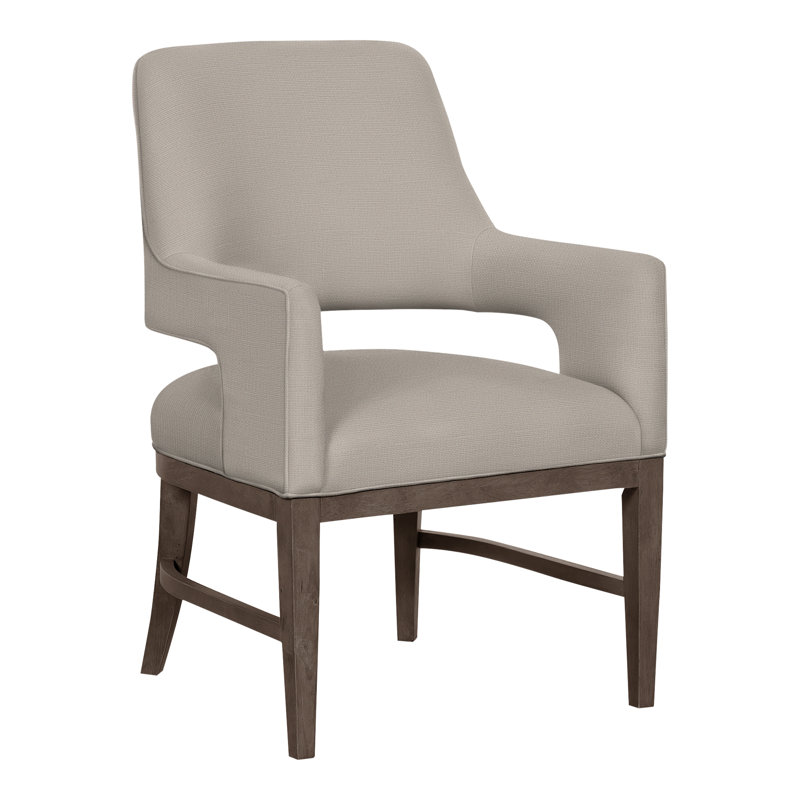 Chaise avec accoudoirs Josie Grande, 9821 Bisque, Mica