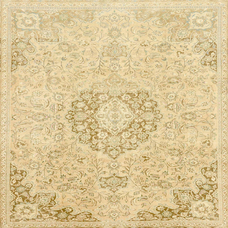 Tapis abstrait moderne 2116, Carré 3 pi