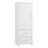 Tall Bathroom Storage Cabinet With Two Drawers And Adjustable Shelf, Freestanding MDF Board With Painted Finish For Modern Bathrooms-1965667256