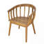 Fauteuil d'extérieur en bois d'acacia