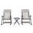 Gaston 2 - Person Patio Dining Set with Round Table-156835226