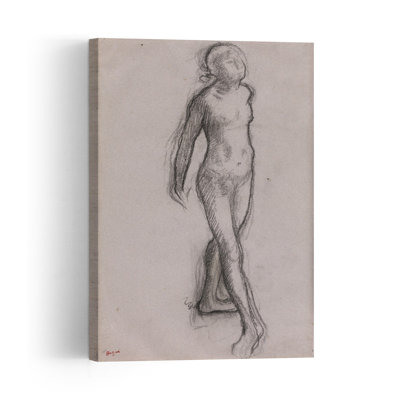 Study Of A Nude Dancer, C.1878-79 Impressionist Abstract Contemporary Wall Art Print