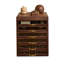 Armoire à bijoux rectangulaire en bois manufacturé