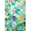 Tapis vert lavable à base tissée vert-1032593705