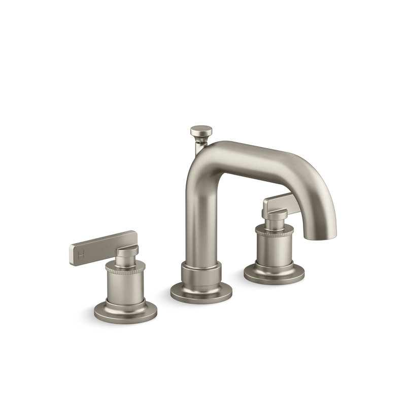 Castia by Studio McGee Deck-Mount Bath Faucet Trim with Diverter, Brushed Nickel
