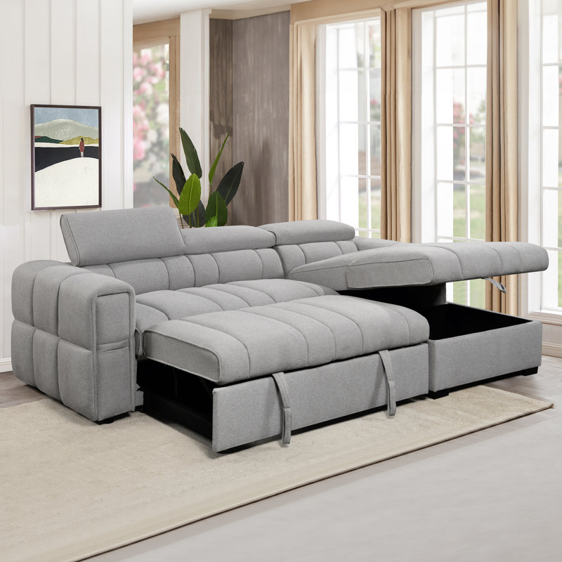Timon 102 in. Right Facing Sleeper Sectional