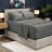 Queen Size 6-Piece Grey Sheet Set With Extra-Deep Pockets For 18-24 Inch Mattresses, Firm And Comfortable Fit