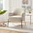 Cleo 26" Wide Contemporary Chair with Recessed Arms-398930847