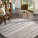 Humphrey Southwestern Light Gray/Dark Gray/Ivory Area Rug in Gray