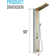 55" 4-Jet Shower System with Hand Wand - Requires existing shower head connection