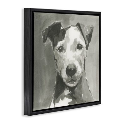 Chien discret avec une expression silencieuse