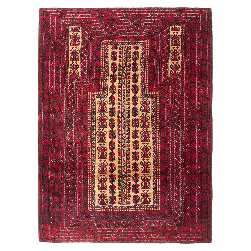 Teimani Tan Rug 3'6" x 4'9"