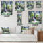 Horloge murale Tropical Plants-230787475