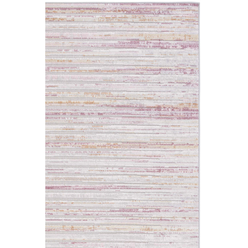 Tapis intérieur / extérieur à motif abstrait Cabana Performance, Carré 6 pi 7 po