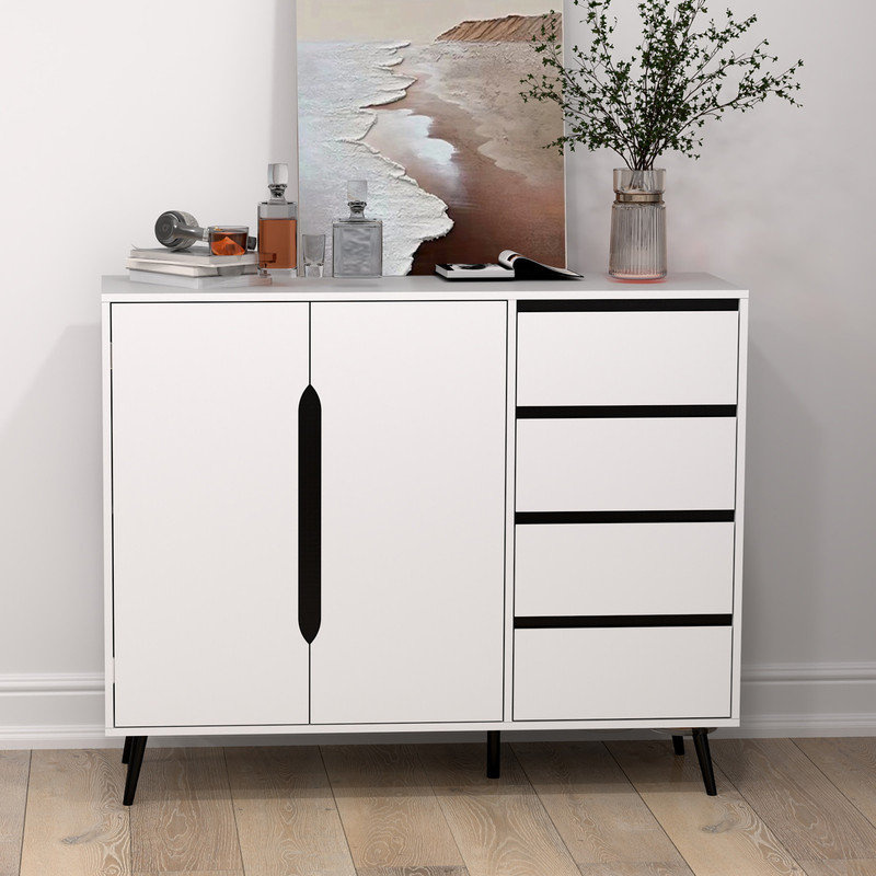 Commode 4 tiroirs Korion