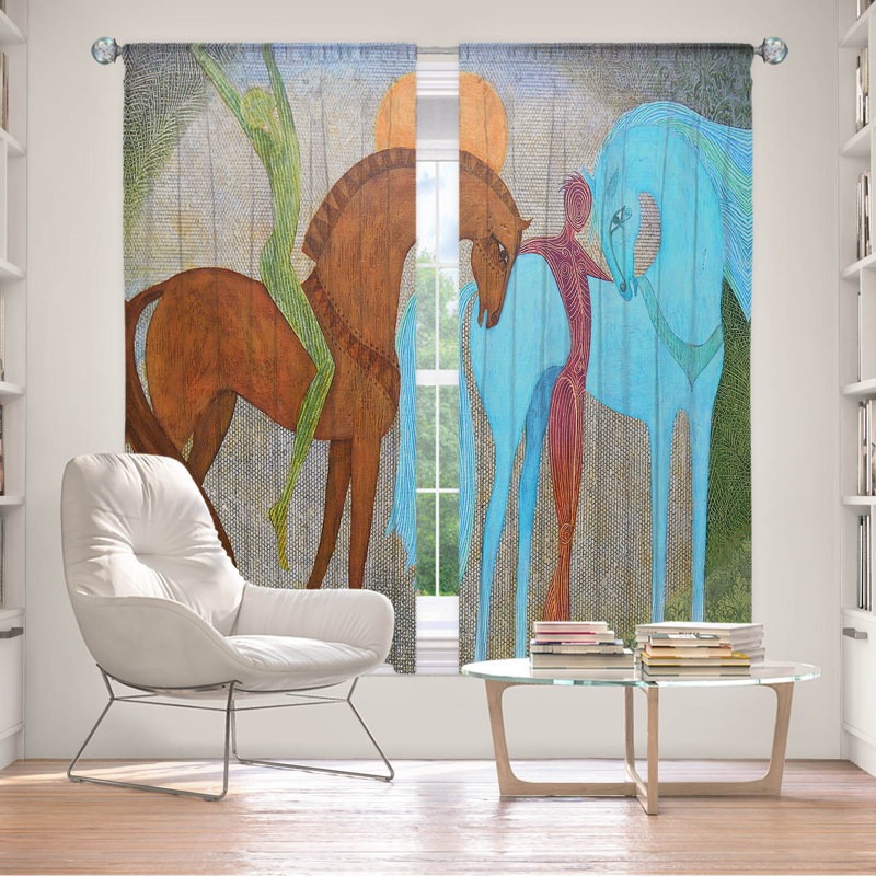 Fehrat Room Darkening Curtains / Drapes Pair, 40" W x 82" L