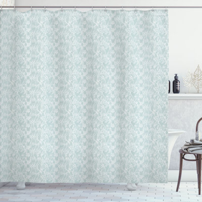 Ensemble de rideau de douche + crochets