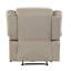 Fauteuil inclinable lourd 76,93 lb avec housse en tissu - Blocs de coin renforcés beiges et lombaire