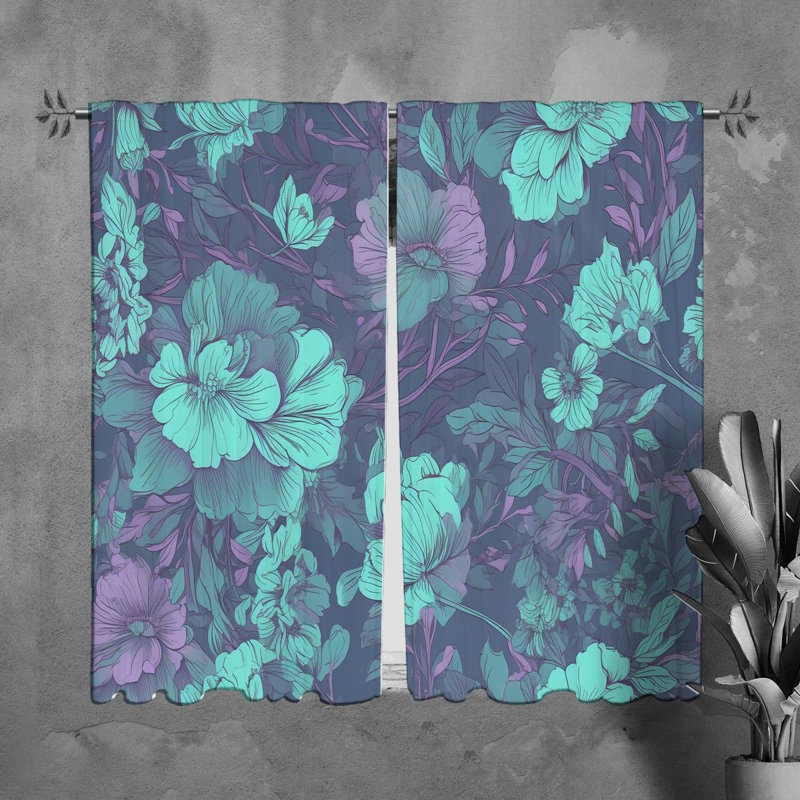 Kenta Room Darkening Curtain Pair, 40" W x 61" L
