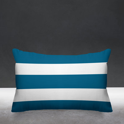 Checkered Outdoor Reversible Throw Pillow