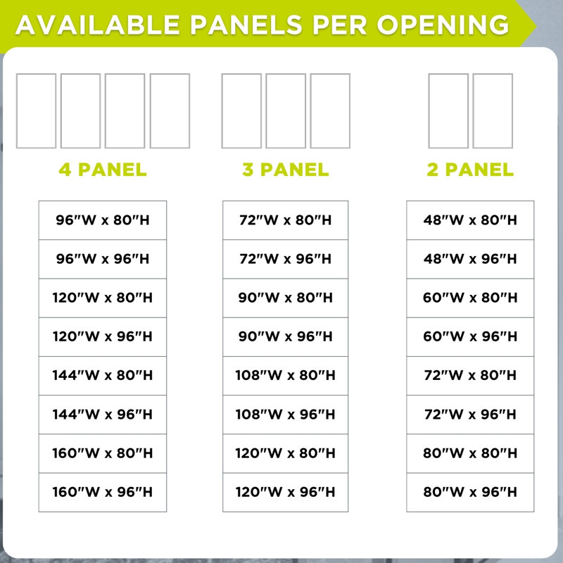 2 Panel Clear Glass Room Dividers - Sliding Doors - Closet Doors