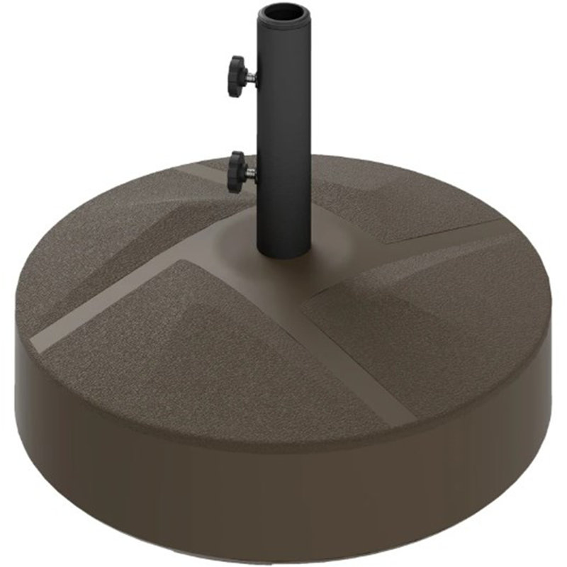 Base de parasol d'extérieur robuste, Brown