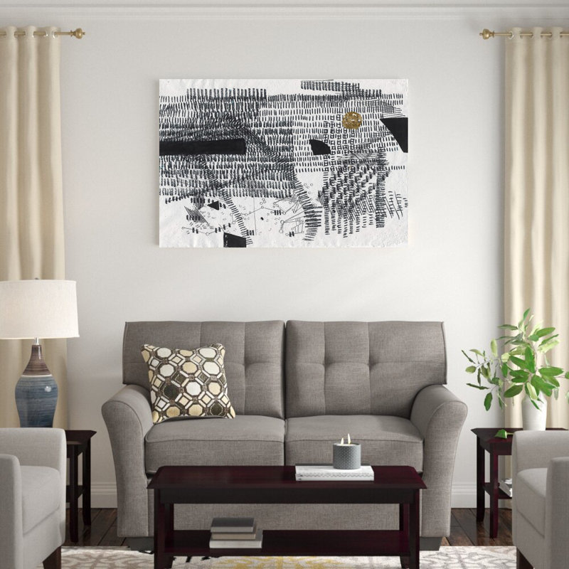 Commande par Lori Arbel - peinture sur toile tendue, H 32 po x l 48 po