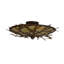 Rustic Lodge 3 - Light Semi Flush Mount