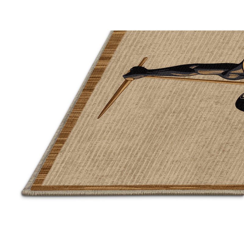  Tapis javelot lavable, Carré 8 pi x 8 pi