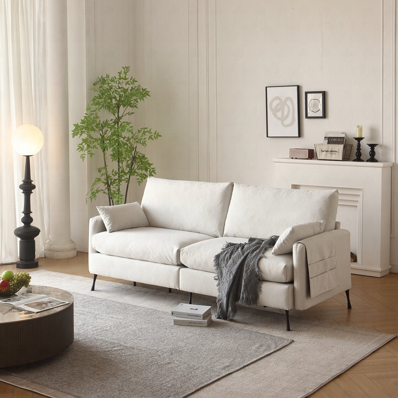 Canapé 3 places Modern Couches, Blanc