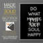 «Soul Happy», reproduction encadrée - bois massif-35170674-35170683
