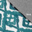 Tapis Ikat bleu sarcelle / blanc-46134344