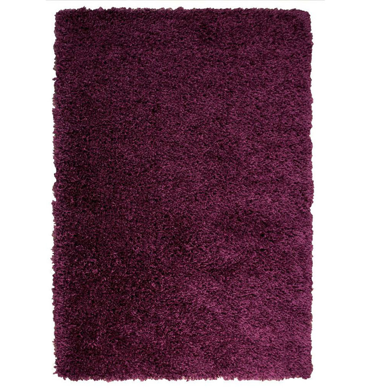 Ophiuchi Solid Colour Shag Area Rug, Rectangle 110 x 160cm