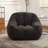 Compression Soft Teddy Fabric Tufted Memory Sponge Foam Filled Bean Bag Chair-1689164113