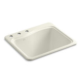 River Falls Metal Rectangular Drop-In Bathroom Sink