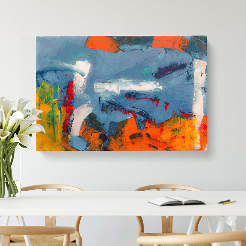 Abstract Art Painting Vol.402 by S.Johnson - Wrapped Canvas, 35cm H x 50cm W x 3cm D