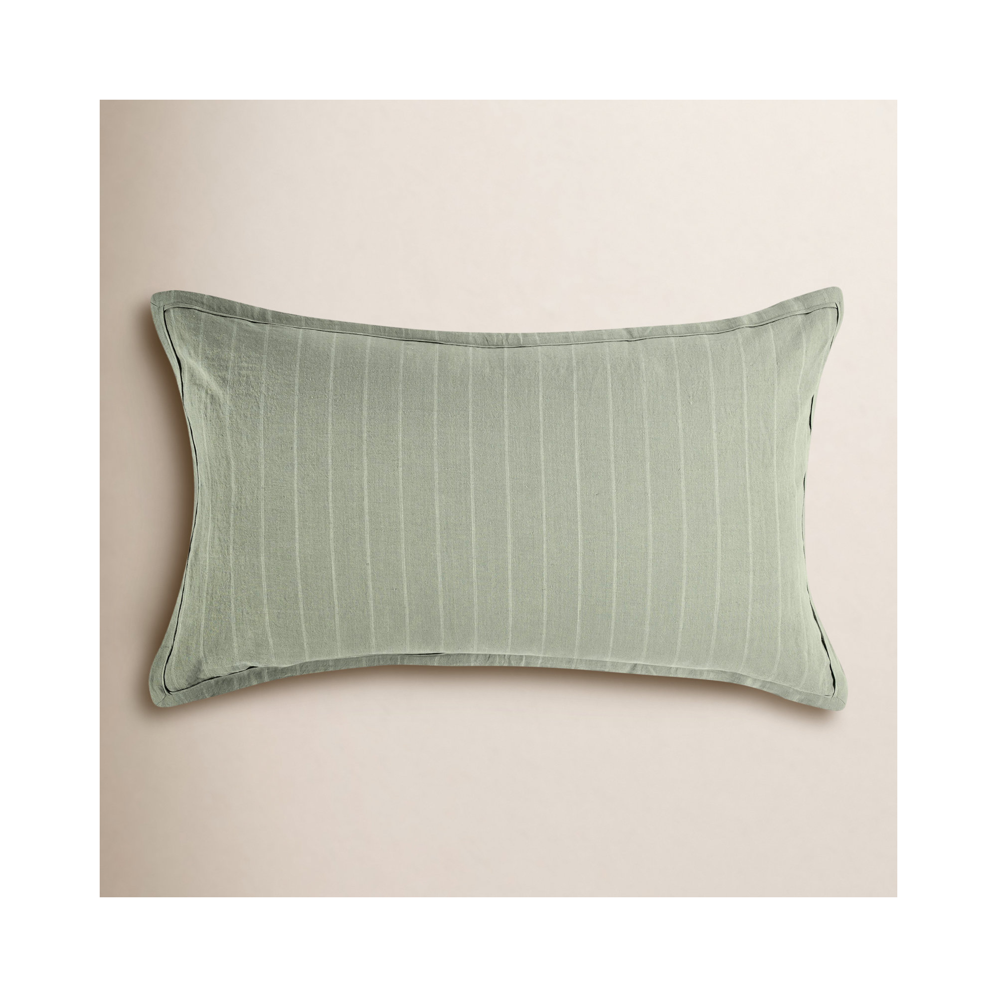 Keegan Belgian Flax Linen Sham Set, Sage Green, King