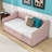 Twin Upholstered Daybed with Trundle-31669443