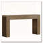 Farmhouse Console Table with Vertical Slat Legs Design