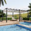 10x20ft Aluminium Pergola with Retractable Roof-575306559-575306553