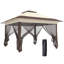 3.6x3.6 m Pop up Gazebo with Netting, Party Tent Instant Canopy Sun Shade Shelter-135726304