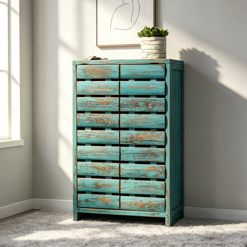 Commodes décoratives , Bleu