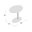 Table d'appoint en métal Sunset-900490258