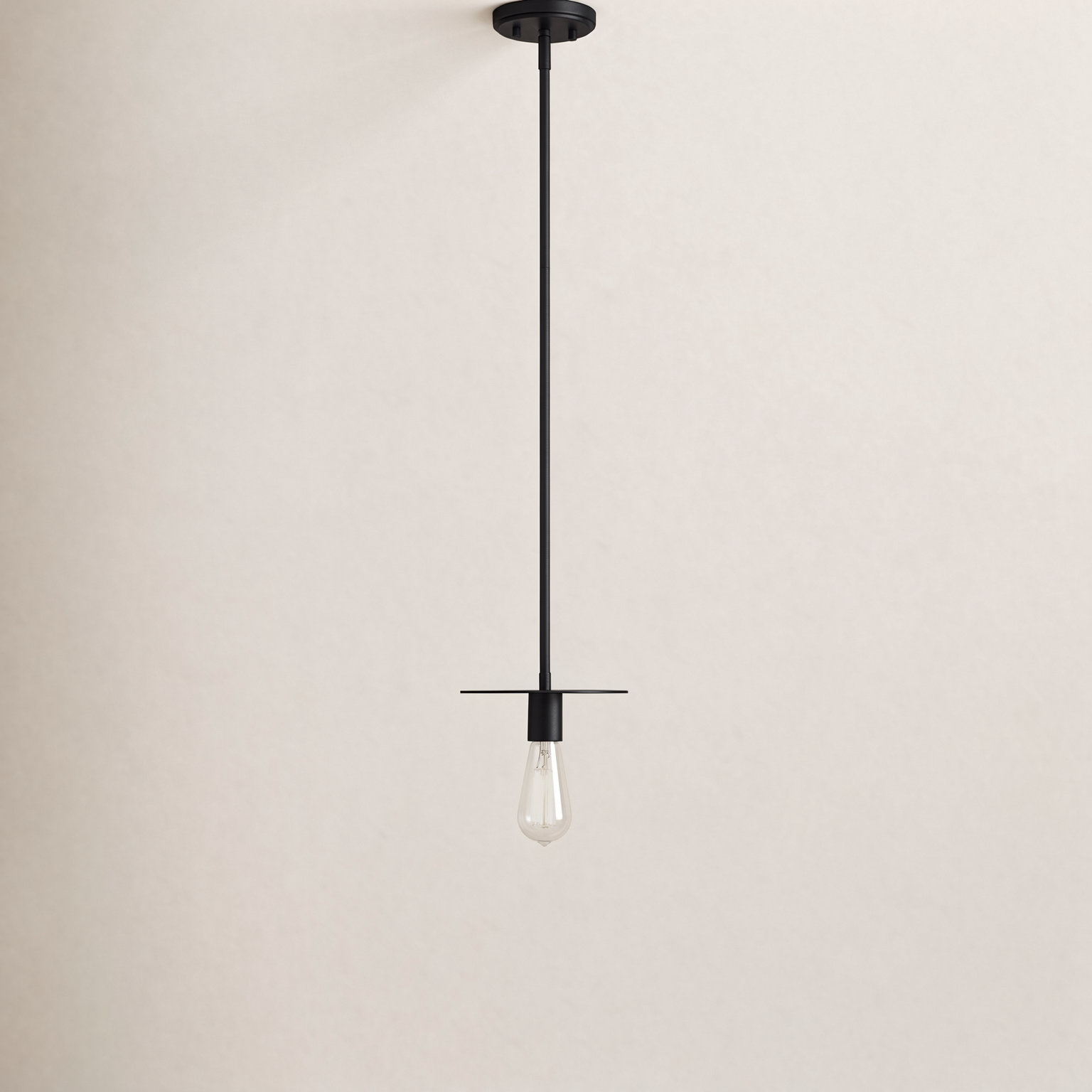 Thane Dimmable 1 - Light Pendant, Matte Black