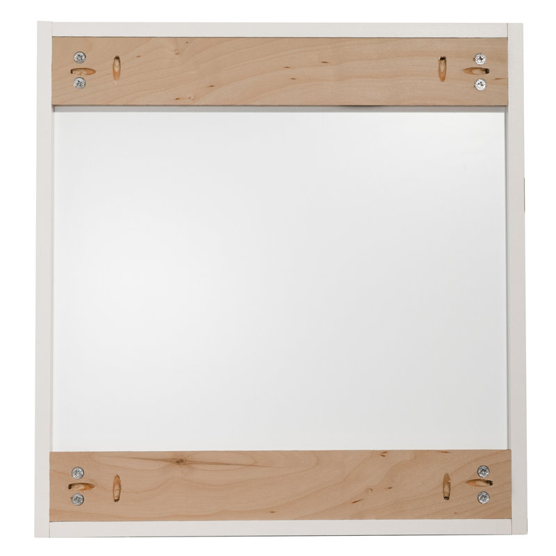 Armoire de salle de bain murale, Blanc satiné