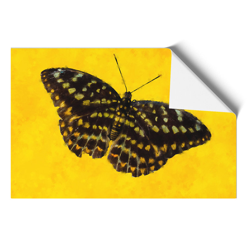 Butterfly Painting - Frameless Print, 21cm H x 30cm W x 0.1cm D